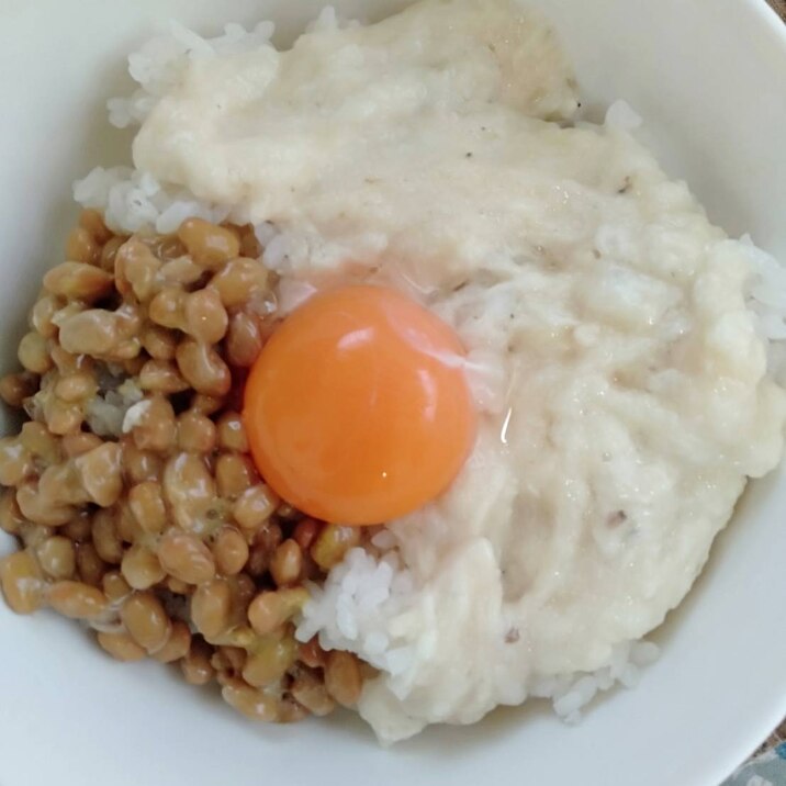 納豆とろろ丼